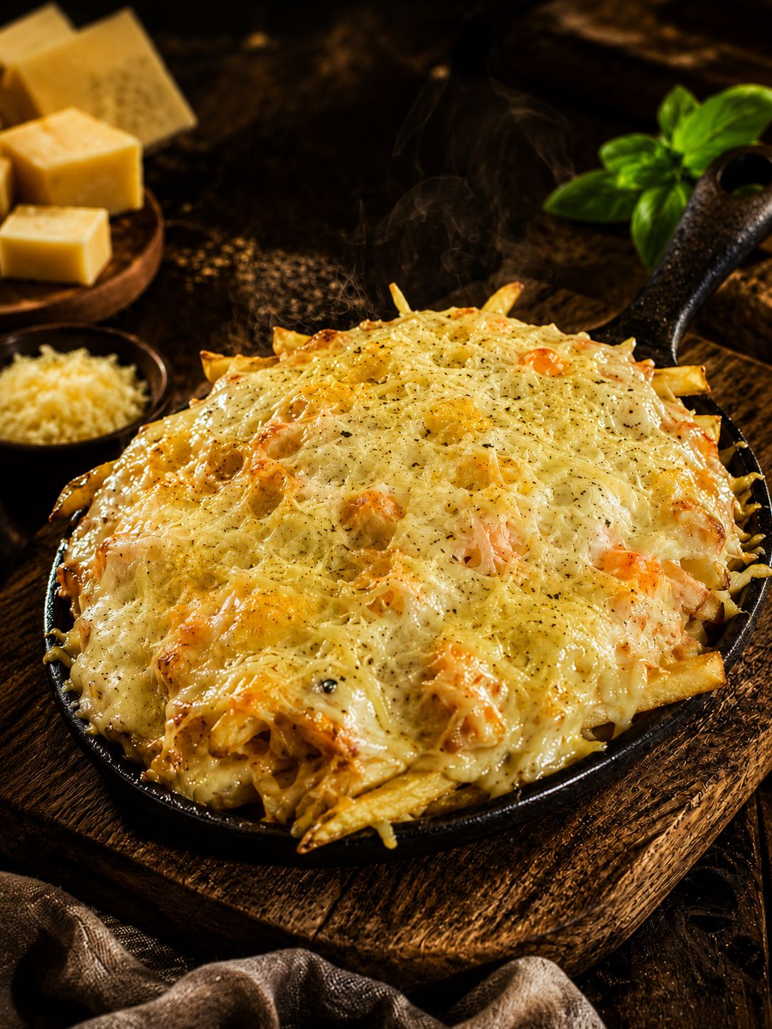 Batata Frita 4 Queijos
